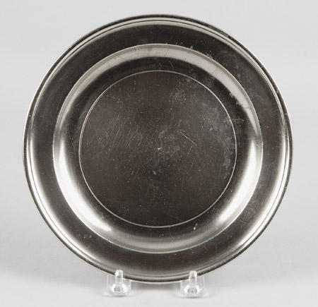 American Pewter Plate, Image 1